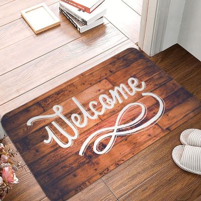 Letters Printed Floor Mat Welcome Mats Anti-slip Kitchen Bedroom Balcony Area Rug Soft Living Room Carpet Home Decoration