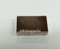 1 ชิ้น แม่เหล็กแรงสูงทรงสี่เหลี่ยม ขนาด Dim W20 x L40 x H10 mm N35 Neodymium Magnet แรงดูดสูง ชุบนิเกิล อุปกรณ์สำหรับงาน DIY ติดแน่น ติดทน เก็บปลายทางได้