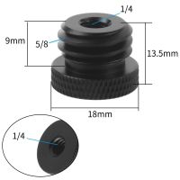 สกรูตัวแปลงเกลียวตัวผู้ขนาด1/4นิ้วตัวเมียถึง5/8นิ้วอุปกรณ์เสริมสำหรับถ่ายภาพของกล้อง DSLR ระดับขาตั้งสามขา