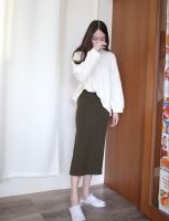 PEONYY.PETAL Tulip skirt - Olive