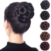 【M-ZONE8】Women False Hair Wig Bun Hairclips Fashion Hair Accessories