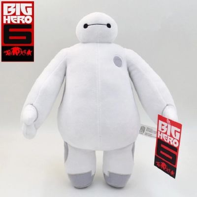 กระเป๋าของเล่นตุ๊กตายัดนุ่นลายการ์ตูนฮีโร่ตัวใหญ่หุ่นยนต์ Baymax 18ซม./38ซม. กระเป๋าของเล่น Bighero6จี้รูปสัตว์ยัดนุ่นน่ารักวันเกิดสำหรับเด็กของขวัญ