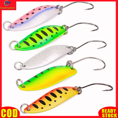 LeadingStar RC Authentic 10pcs Spoon Fishing Lures 2.5g 3.6cm Mini Metal Fake Lure Hard Baits For Trout Fishing Tackle Accessories