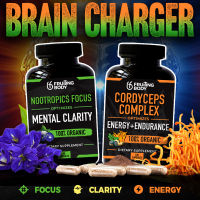 ??Mushroom Brain-Charger?️ Value Pack x2 Bottles ??ถั่งเช่า Cordyceps Complex + Nootropics Focus? OPTIONS: Cordyceps Complex 60 or 120 Cap (1 or 2 month supply) &amp; Nootropics Focus 90 cap (1 month supply)