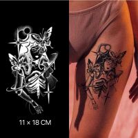 【Mars Tattoo】NEW Technology Magic Long Lasting Semi-Permanent tattoo,Temporary Tattoo Sticker Fake Tattoo, Skeleton, D088