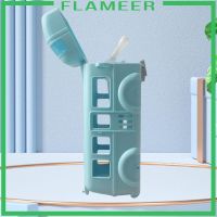 [Flameer] ขวดน้ํา รูปทรงรถบัส พร้อมหลอดดูด และสายคล้อง ความจุ 500 มล. สําหรับเด็ก