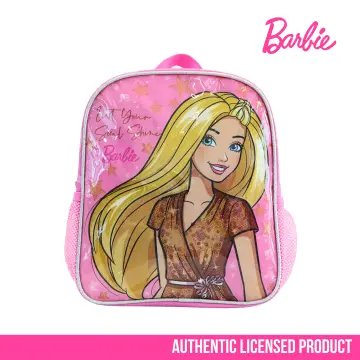 Barbie Backpack Girls Barbie School Bag Pink - Online Character Shop