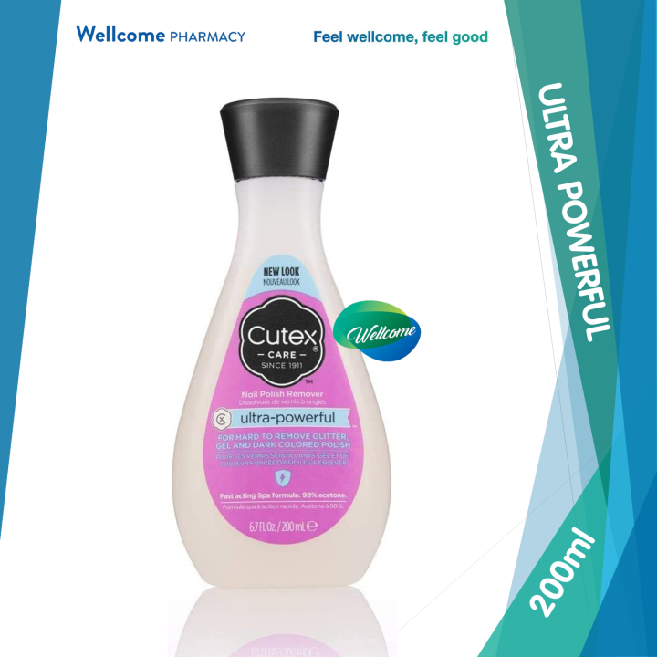 Cutex Care Nail Polish Remover UltraPowerful 200ml Lazada