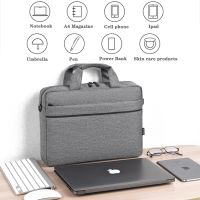 ‘；【-【=】 Laptop Sleeve Bag For Macbook Air   Lenovo  HP 13 14 15.6 Inch Notebook Protective Case Shoulder Handbag Briefcase