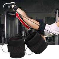 Fitness Ankle Straps Adjustable D-Ring Foot Support Gym Leg Strength Workouts Pulley With Buckle Sports Feet Guard Equipment