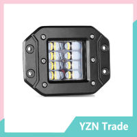 สปอตไลท์แบบฝังดินกันชนไฟรถทำงาน5นิ้ว24W ไฟสี่เหลี่ยม Led ขนาดเล็กเลนส์6d สำหรับรถออฟโรด【fast】