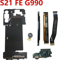 Asal untuk S21 Samsung Galaxy FE 5G G9900 G990E G990B G990U G990N พอร์ต USB Penyambung Mengecas Lembaga Mikro Dok Kabel Flex Utama