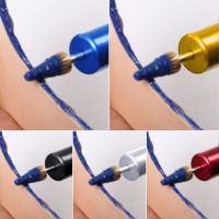 Brass Head Edge Oil Gluing Dye Pen Fast DIY Oil Painting Roller Pen Fuel Saving Portable Durable for Leather Processing Tools Drawing Painting Supplie