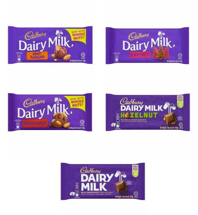 Cadbury Milk Chocolate Bar 160g Lazada