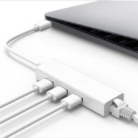 【Hot-Selling】 Gadget Lab Bd C HUB Type C USB-C หลาย3พอร์ต Hub Rj45 Ethernet เครือข่าย LAN อะแดปเตอร์ Adaptador สายเคเบิลสำหรับ Macbook Windows 7/8/10