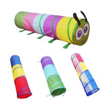 Portable Colorful Kids Tunnel Tents Crawling Tunnel Foldable Folding Indoor Kids Play House Tent Girls Boy Room Decoration