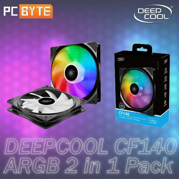 DEEPCOOL CF140 ARGB 2 IN 1 CHASSIS FAN PACKAGE | Lazada