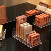 【CW】 Organizer Cosmetics Storage Desktop Drawer Transparent Makeup Air Cushion Blusher Shelf