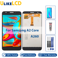 5.0 "100% ทดสอบจอ LCD สำหรับ Samsung Galaxy แกน A2 A260เปลี่ยนไม่มีพิกเซลที่ตาย + เครื่องมือฟรี + กระจกเทมเปอร์ + กาว