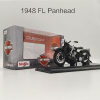 Maisto 1:18 HARLEY DAVIDSON 1948 FL Panhead โมเดลรถจักรยานยนต์ Diecast ของเล่นแบบ Workable คอลเลกชันของขวัญ