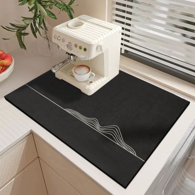 【CC】卐✓  Super Absorbent Mats Drain Dish Drying Drainer Tableware Dinnerware Cup Bottle Placemat Insulation