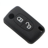 Kunci Remote Mobil ซิลิโคน2ปุ่มสำหรับ Peugeot 308 207 307 807สำหรับ Citroen C3 Picasso C-Crosser C8จัดส่ง C4