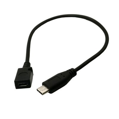 USB 3.1 Type C Male to Micro USB Female Short Cable 0.25M Cables  Converters