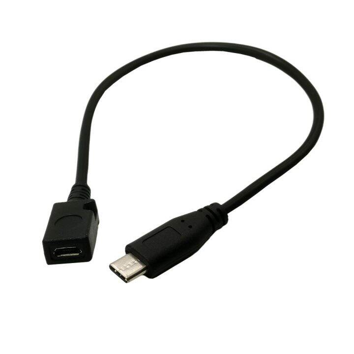 usb-3-1-type-c-male-to-micro-usb-female-short-cable-0-25m-cables-converters