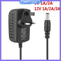 JWQYPH หม้อแปลงไฟฟ้ากล้องวงจรปิดแถบไฟ LED 5V 12V 2A 1A 3A ที่ชาร์จปลั๊กในสหราชอาณาจักรอังกฤษ Ac/ อะแดปเตอร์ DC