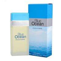 ราคาต่อขวด น้ำหอมผู้ชาย BLUE OCEAN POUR FEMME ขนาด 100 มล. กลิ่นเอกลักษณ์สดชื่นของลมมหาสมุทรและกลิ่นส้มอ่อนๆ