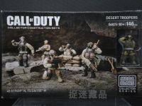 146Pcs Mega Bloks Call Of Duty Collector ชุดก่อสร้าง Desert Troopers ประกอบบล็อกอาคาร Action Figure ของขวัญ Toy