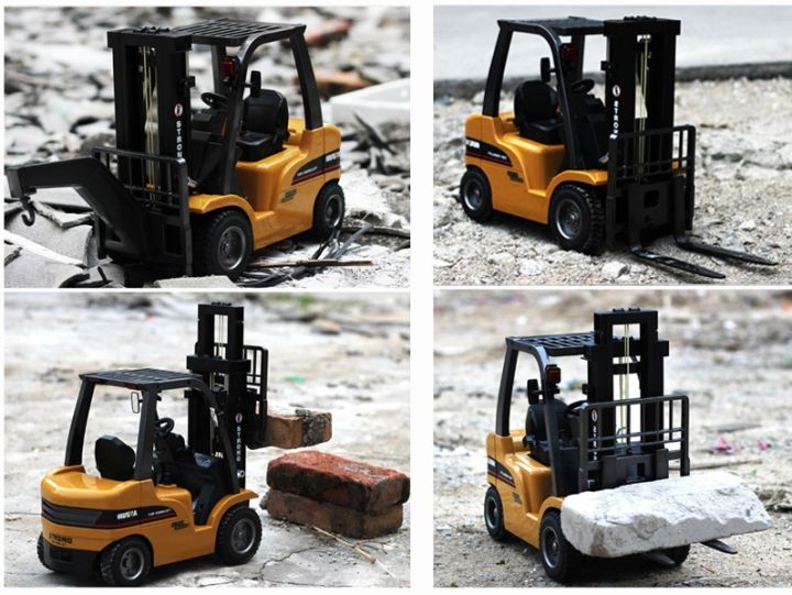 รถโฟล์คลิฟท์-huina-1577-รถยก-forklift-double-eagle-loader-รถบรรทุกเครน-รถบังคับ-รถบังคับวิทยุ-1-10-2-4ghz-rc