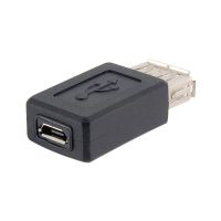 USB 2.0 A female to Micro USB B type 5p female data Connector Adapter convertor