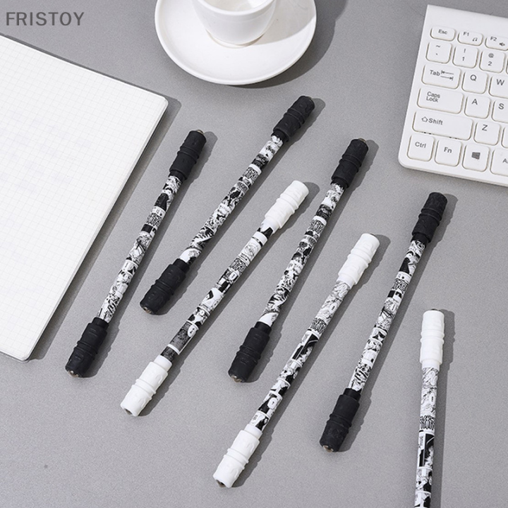 fristoy-1ชิ้นปากกาสำหรับเล่นเกมปั่นตลกสำหรับเด็กปากกาเจลเขียนเคล็ดลับไม่ลื่น