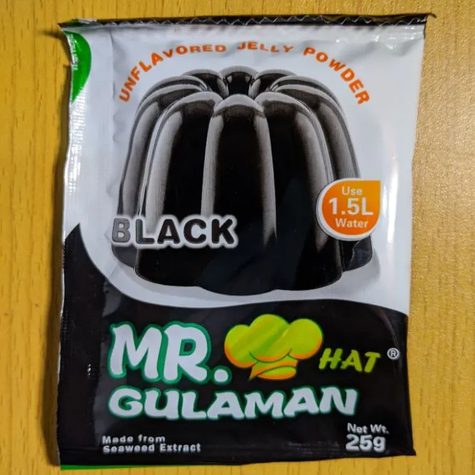 3pcs Mr. Gulaman (Black) good for coffee jelly Lazada PH