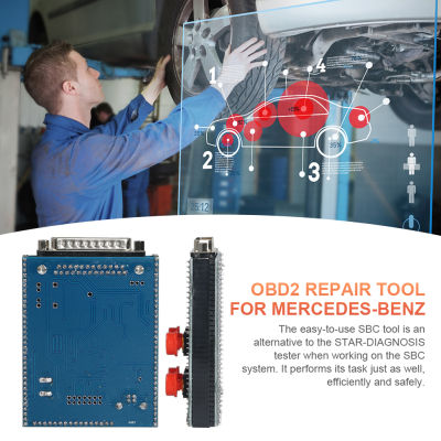 W211R230 Abssbc รีเซ็ตเครื่องมือรหัส C249F OBD2เครื่องมือซ่อมแซมไฟ LED เครื่องมือตรวจสอบรถยนต์สำหรับ Benz SBC W211
