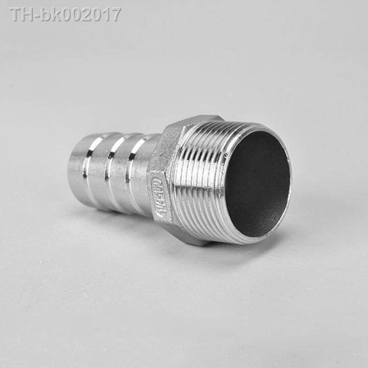 6mm-8mm-10mm-12mm-1-2-1-4-3-8-1-8-304-stainless-steel-bsp-male-thread-pipe-fitting-barb-hose-pagoda-joint-coupling-connector