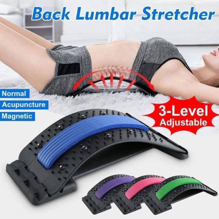 Back Stretcher,Sciatica,Four-Level Back Massager,Scoliosis, Herniated Disc  PainRelief for Upper and Lower Back Pain Relief Spinal, Pain Relieve  Herniated Disc Men Women 