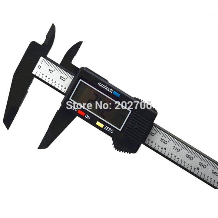 factory-outlet-0-150mm-6-quot-carbon-fiber-digital-caliper-electroic-vernier-caliper-micrometer-thickness-gauge