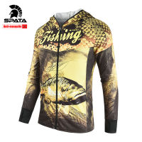 2023 SPATA ใหม่เสื้อตกปลา Professional Anti-Mosquito Anti-UV Sun Protection แขนยาวตกปลา Top Hoodies เสื้อผ้า Clothes