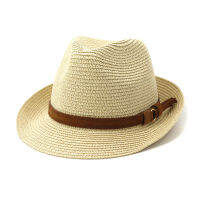 Men Women Sun Hat Panama Straw Jazz Caps for Fedoras Cap Men Women Jazz Cap Male Female Vintage Headwear 012