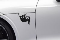 【CC】 - Naughty Little Sloth Vinyl Car Accessories Stickers Removable Decals Exterior Stickers