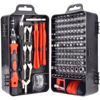 135 in 1 Screwdriver Set of Screw Driver Bit Set Multi-function Precision Mobile Phone Repair Device Hand Tools Torx Hex Hand Ho