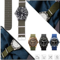 สำหรับ Dw Seiko Casio ทอสีดำผู้ชายผู้หญิง18 20 22มิลลิเมตรสากลไนล่อนผ้าใบนุ่มระบายอากาศความหนาแน่นสูงถัก Watch Bands