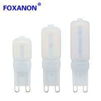 Foxanon G9 Led 110V 220V หลอดไฟ LED สปอร์ตไลท์ SMD2835หลอดไฟ Led 3W 5W 7W สำหรับเปลี่ยน Lampu Gantung Kristal หลอดฮาโลเจน50W 100W