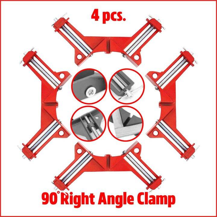 Corner Clamps 3inch 4pcs 90 Degree Right Angle Clamp Mitre Clamp for