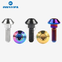 Wanyifa Titanium Ti Bolt M6x20mm Hex Head Screws for Yamaha Motorcycle Disc Brake