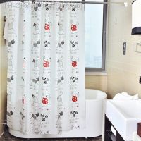 【CW】✕▦♤  Fashion Pattern Shower Curtain Door Curtains PEVA Environmental Mildew Bathtub Thickness