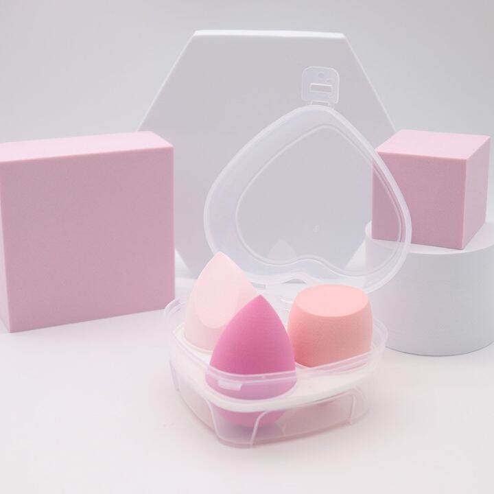 cw-1-3pcs-makeup-blender-egg-set-colorful-drop-sponge-puff-make-up-foundation-wet-dry-use