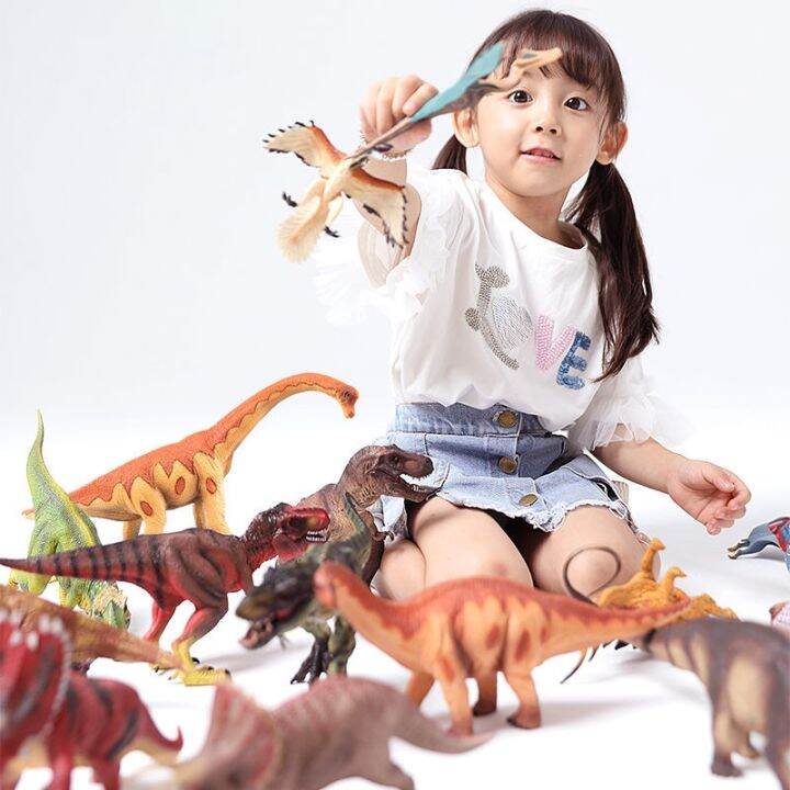 playing-childrens-music-simulation-animal-model-toy-jurassic-dinosaurs-double-dragon-toys-in-the-world